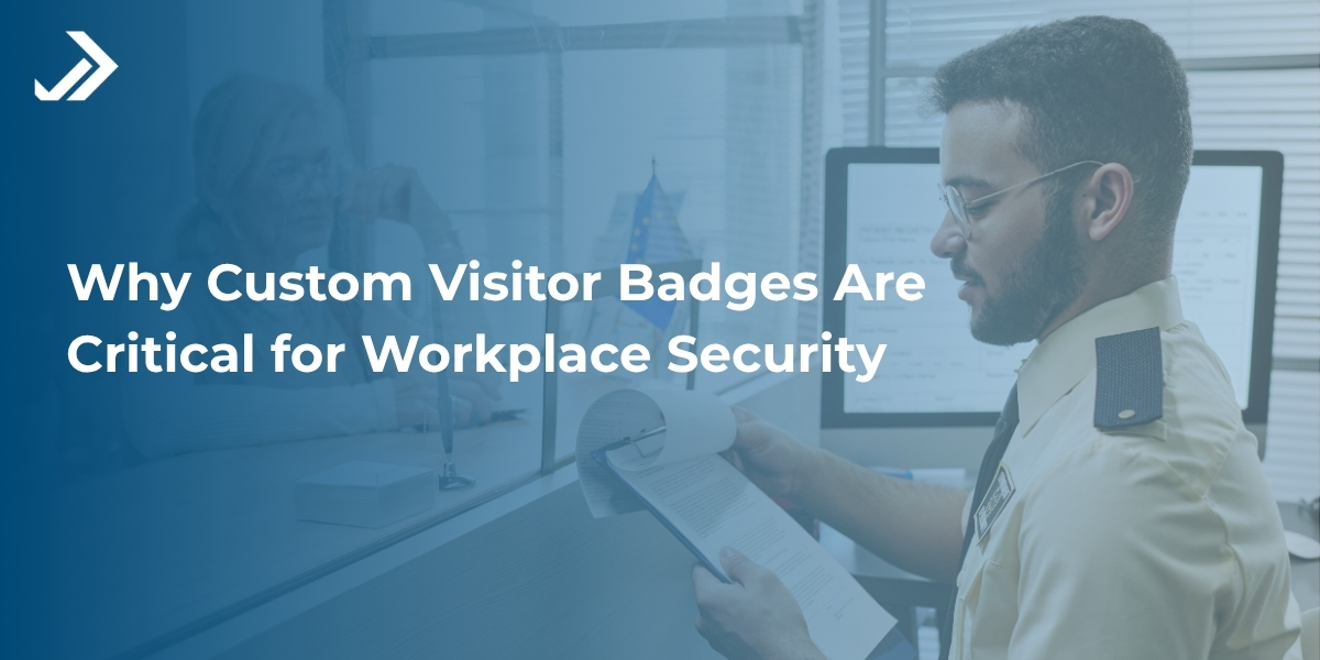 Custom visitor badges for security